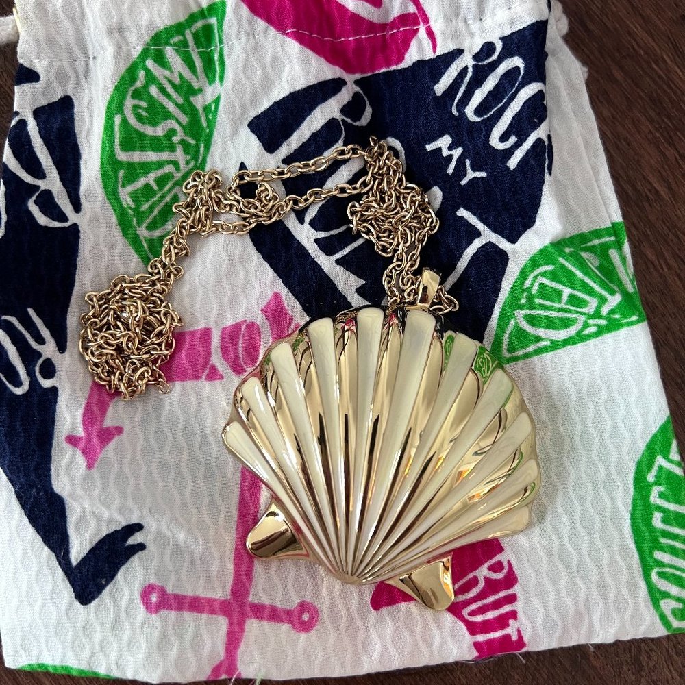 Lilly Pulitzer Shell Yeah Bottle Opener Necklace